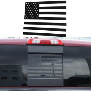 Наклейки заднего среднего окна Американский флаг наклейка для Chevrolet Silverado 2014-2017