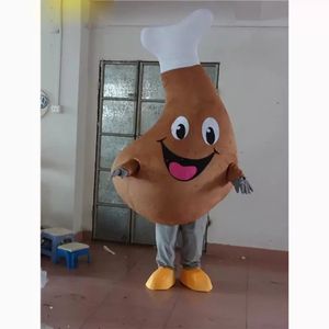 Tasty drumstick Apparel Mascot Costume Halloween Christmas Cartoon Character Outfits Suit Advertising Leaflets Clothings Carnival Unisex Adults Outfit