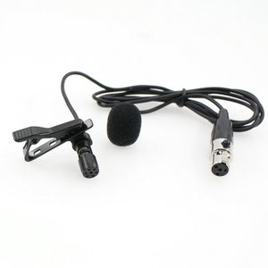 Mikrofonu New Lavalier Microphone для 4 PIN Mini XLR Отворотный беспроводной передатчик для тела