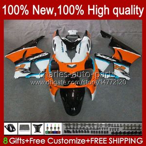 Vücut Honda CBR893 turuncu beyaz CBR 893RR 900RR 900 893 RR 94HC.140 CBR893RR 89 90 91 92 93 1989 1990 CBR900RR 1991 1992 1993 Fairing kiti