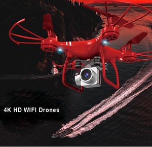 360 Wi-Fi Mini Drones 4K Профессиональные 1080p 720p HD-камеры FPV самолет для беспилотных летательных аппаратов с четырьмя оси воздушным пультом дистанционного управления вертолетом Wredoor Ultra Long Bunder Bunder Droni RC