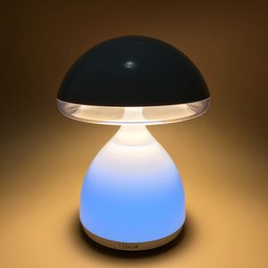 Nachttischlampe, Pilz-Nachtlicht, wiederaufladbar, bunte Nacht-LED, niedliche Stimmungslichter für Kinder, Baby, Kinderzimmer, Schlafzimmer