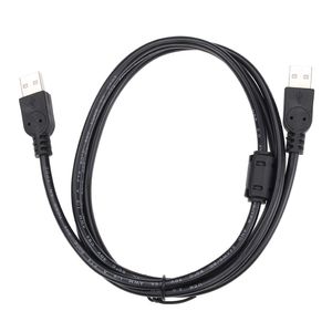 Hi-скорость Black Double Double USB Computer Advension Cables 1,5 м USB2.0 Тип A Мужчина к мужской кабельной линии