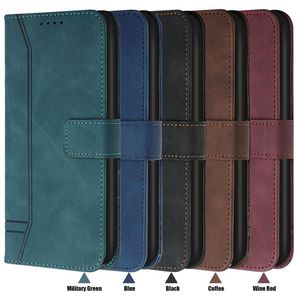 Mão sentindo casos de carteira de couro para Samsung A03 A164 166 A03 Core A13 4G A33 5G A53 Pele Sinta Vintage Retro Credit Card Card Slot Titular Flip Cover Business Boot