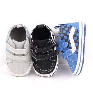 İlk Yürüyüşçüler Bebek Walker Ayakkabı Erkek Kız Yeni Renkler Cheap Canvas patik Moda 0-2 Yıl Hook Döngü Çocuk Botları Toddler Crib