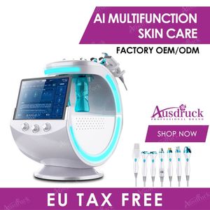 2020 Многофункциональный Многофункциональный 7 IN1 Aqua Facial DermaBrasion Plus System Analyzer Skin Analyzer и Beauty Machine в продаже