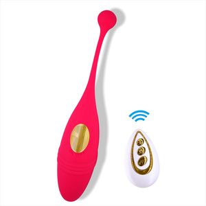 Controle remoto sem fio Vibrando ovo de silicone brinquedo sexy para mulheres usb recarregável vibrações massagem adulto produto sexual