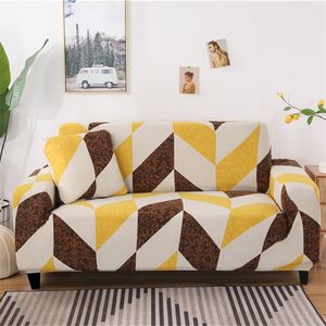 Geometrik Desen Elastik Kanepe Kapak Str Strath Herşey Dahil Kanepe Oturma Odası Kanepe Kapakları için Kapakları Kapak Loveseat Kanepe Slipcovers LJ201216