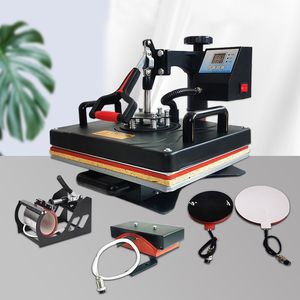 Versatile 5-in-1 Sublimation Heat Press Equipment for T-Shirts, Tumblers, Bottles - Multifunctional DIY Transfer Machine