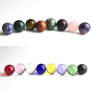 Quartz Terp Slurper Marble Carb Cap Insert with 16 Color Ball Beads Caps for Quartz Banger Nail - Natural Marbles