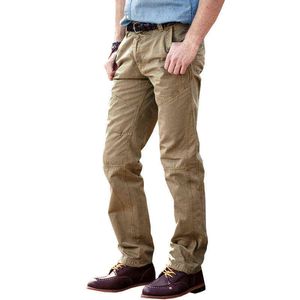 Drop Dross Fine Lock Edge Men's Cargo брюки много карманов военные повседневные хлопковые длинные брюки 5 цветов 29-38 JPCK09 H1223