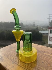 Picador de perfuração de óleo de cor do narguilé de vidro Tubo de fumo, concessões diretas do preço direto da fábrica de 14mm