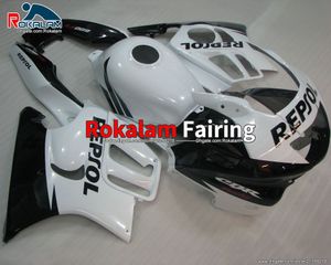 BodyKit Fairing Kit Honda CBR600 F3 CBR600F3 CBR 600 1995 1996 95 96 Siyah Beyaz Motosiklet Yüzeyleri Parçaları (Enjeksiyon Kalıplama)