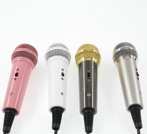 Горячая распродажа мини ручной проводной конденсатор микрофон с одной направленностью 3.5 мм вилку для UC QQ YY QT - мобильные телефоны PC Home KTV