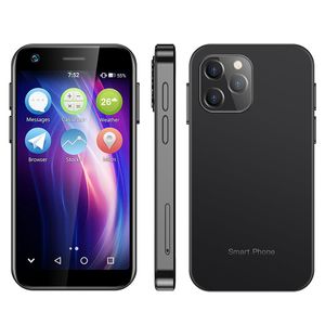 Soyes XS12 Supper Mini 4G Akıllı Telefon Cep Telefonları 3GB 32GB/64GB 3.0'' HD Retina Ekran Çift Sim Ultra İnce Kart Cep WIFI Bluetooth Öğrenci Cep Cep Telefonu