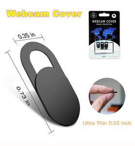 100PCs Universal Ultra-Thin WebCam COVERS LENS CAP Web Portable Camera Cover för PcCell Telefon Tablet Tillbehör