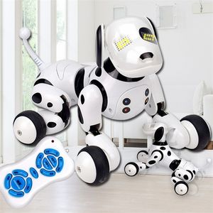 Мода RC Smart Dog Игрушка петь танцевальный ходьба пульт дистанционного управления робот собака электронные домашние детские игрушки Dropshipping LJ201105