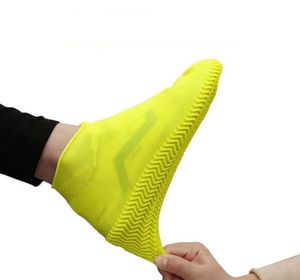 Waterproof Shoe Cover Silicone Material Unisex Shoes Protectors Rain Boots for Indoor Outdoor Rainy Days Reusable SN3493