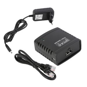 UAK-WS-NU72P11 Server di stampa USB 2.0 10/100Mbps RJ45 LRP Condividi stampante di rete LAN Adattatore hub Ethernet con vendita al dettaglio