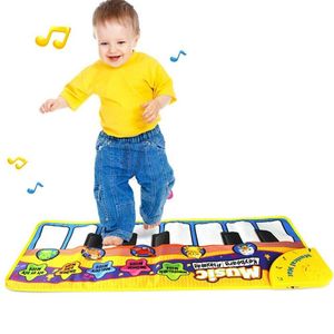 Bebek Oyna Müzikal Gelişmekte Mat Çocuk Piyano Paspaslar Çocuklar Eğitim Halı Müzik Halı Oyuncaklar Çocuklar Için Play Padat LJ201113