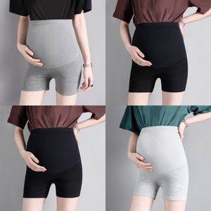 Yaz Yumuşak İnce Annelik Kısa Dipleri Sıcak Legging Dikişsiz Yoga Belly Külot Giysileri Hamile Kadınlar için Hamilelik Ev 20220221 H1