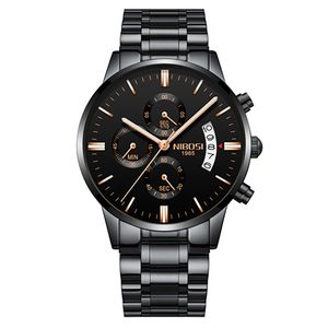 Лучшие продажи Top Orologio Masculino мужские часы знаменитые лучшие бренд мужские моды повседневные платья часы Nibosi военные кварцевые наручные часы Саат