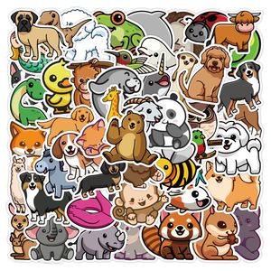 Araba sticker 10/50/100 adet Güzel Sevimli Karışık Hayvan Çıkartmalar Çocuklar Kızlar için Su Şişesi Dizüstü Kaykay Rastgele Karikatür Evcil Hayvanlar Vinil Çıkartmaları