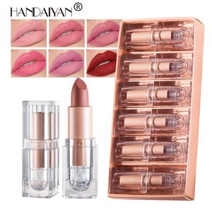 Rossetto opaco Handaiyan Ice Cube 6 pezzi/set DHL gratuito