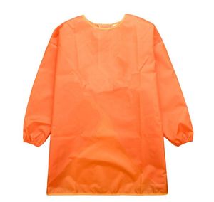 Çocuk Önlükleri Önlük Elbise Giysileri Bebek Su Geçirmez Uzun Kollu Smock Çocuklar Yeme Yemek Boyama Burp Bezler 7 Renk