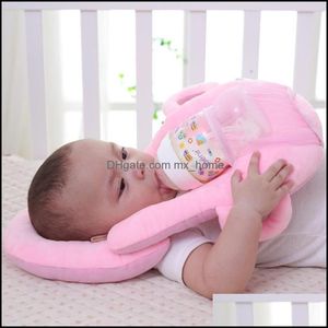 Infantil Baby Bottle Rack Hand Hand Cotton Feeding Learning Pillow Cushion Drop Deliver