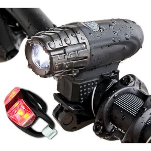 LED Su Geçirmez Bisiklet Işık Kiti USB Şarj Edilebilir Ön Bisiklet Işık Kuyruk Işık 300LM Dağ Bisikleti Döngüsü TAILLINGHT Setleri 11 Z2