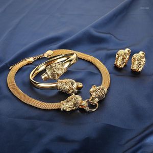Küpe Kolye Kadın Moda Zarif Noble Altın Inci Takı Seti Toptan Ziyafet Düğün Kadın Aksesuarları Marka