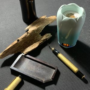 25.6g Hakiki Çin Ulusal Oudh Ahşap Tütsü Guangdong Oud Blok Doğal Tatlı Koku Koku Buda Meditasyon Taze Oda