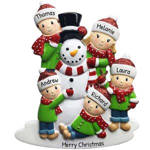 DIY имя пожелания рождественские украшения мягкие PVC Xmas Snowman подвесная бесплатная доставка
