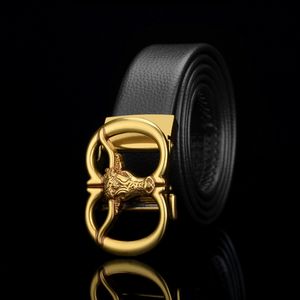 Alta Qualidade Designer Mens Cintos Letra Slide Buckle Cinturão Luxo Marca de Luxo Couro Moda Cowskina Casual Cintoos Masculinos