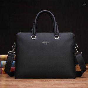 В портфелях ноутбук PU Портформ Business Messenger Office Office Work Document Document Bolso Hombre Bag для Men DB60BA