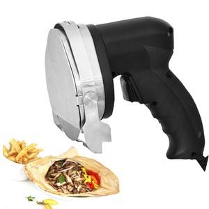 Electric Kebab Slicer Shawarma Машина Нож Донр Gyros Резак с 2 Лезвиями Кухонные инструменты 110V / 220V / 240V