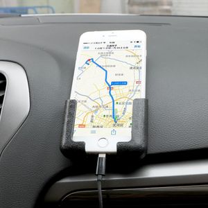 Telefon Organizatör Ayarlanabilir Genişlik Kendinden Yapışkanlı Araba Cep Telefonu Tutucu GPS Ekran Braketi Araba İç Aksesuarları Araba-Styling