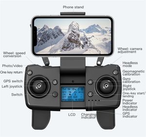 Drohne L900 Pro 4K HD Dual-Kamera GPS 5G WIFI FPV Echtzeitübertragung bürstenloser Motor RC-Entfernung 1,2 km professionelle Drohnenbox