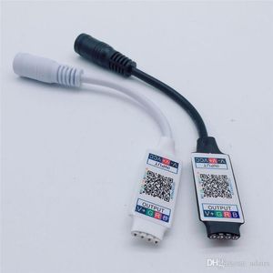 Wifi Mini RGB Bluetooth Denetleyici DC 5V 12V 24V Mini Müzik Bluetooth/Kontrolörler Işık Şeridi Denetleyicisi RGB/RGBW LED Şeritler