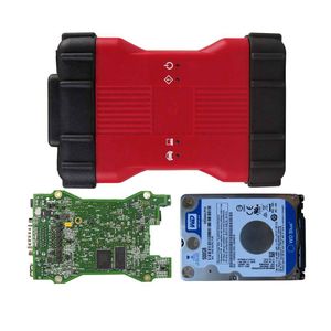 En İyi Kalite Tam Çip VCM2 Çoklu Dil Teşhis Araçları VCM 2 II Yazılım CD V115 ve HDD V119 VCMII OBD2 Tarayıcı