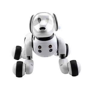 Robot Köpek Elektronik Pet Programlanabilir Akıllı Köpek Robot Oyuncak 2.4G Akıllı Kablosuz Konuşan Uzaktan Kumanda Çocuk Köpek