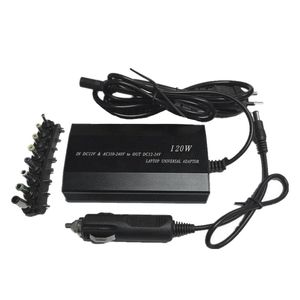 Adattatore per laptop multifunzione COMPLETO Caricabatterie universale per auto da 120 W DC Notebook AC Spina europea