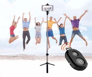 Bluetooth Özçekim Sopa Tripods Bluetooth Zamanlayıcı Monopodları Uzatılabilir Kendinden Portre Sticks Uzaktan Android Iphone Smartphone Standı Tutucu