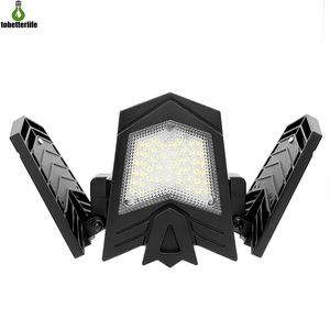 LED High Bay Garage Lamp E27 Bulbo 120W 85-265V 12000LM deformação de quatro folhas para workshop warehouse fábrica ginásio