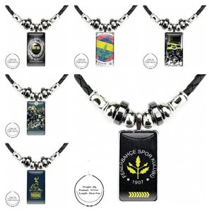 Colares pendentes Fenerbahce Vidro Cabochão de jóias cor de aço com retângulo longo retângulo colar de hematite preto para meninas presente tipo