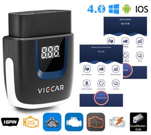 VIECAR VP001 ELM 327 V2.2 PIC18F25K80 Android için / iOS OBD OBD2 ELM327 Bluetooth 4.0 USB Tarayıcı Araba Teşhis Aracı