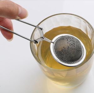 Чайный инфузер 304 из нержавеющей стали сфера сетки сетчатой ​​чайной чайной чайной чайный фильтр фильтр диффузор ручка чайное мяч высокое качество