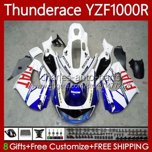 OEM-Karosserie für Yamaha Thunderace YZF1000R YZF 1000R 1000 R 96 07 87NO.11 YZF-1000R 1996 1997 1998 1999 2000 2001 2002 2003 2004 2005 2006 2007 Fairing Blue White BLK