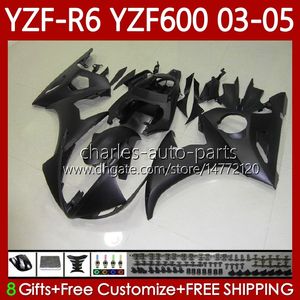 OEM-Verkleidungen für Yamaha YZF-R6 YZF R 6 600 CC YZF600 YZFR6 03 04 05 Karosserie 95Nr